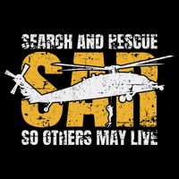 Search And Rescue Helicopter Sar Vintage Distressed Design Button