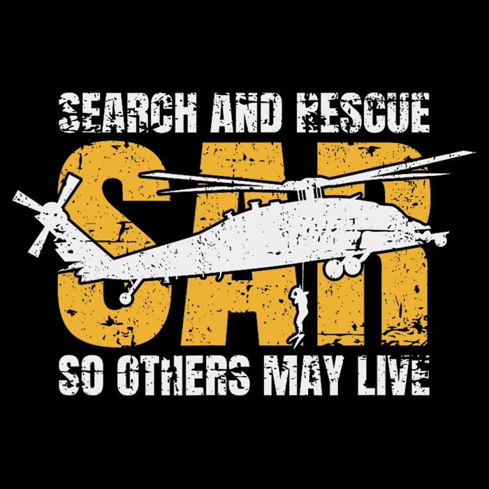 Search And Rescue Helicopter Sar Vintage Distressed Design Button
