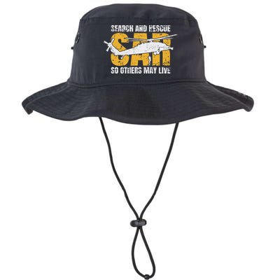 Search And Rescue Helicopter Sar Vintage Distressed Design Bucket Hat