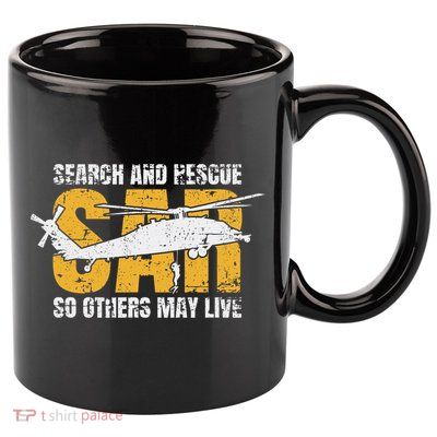 Search And Rescue Helicopter Sar Vintage Distressed Design 11oz C Handle Ceramic Mug