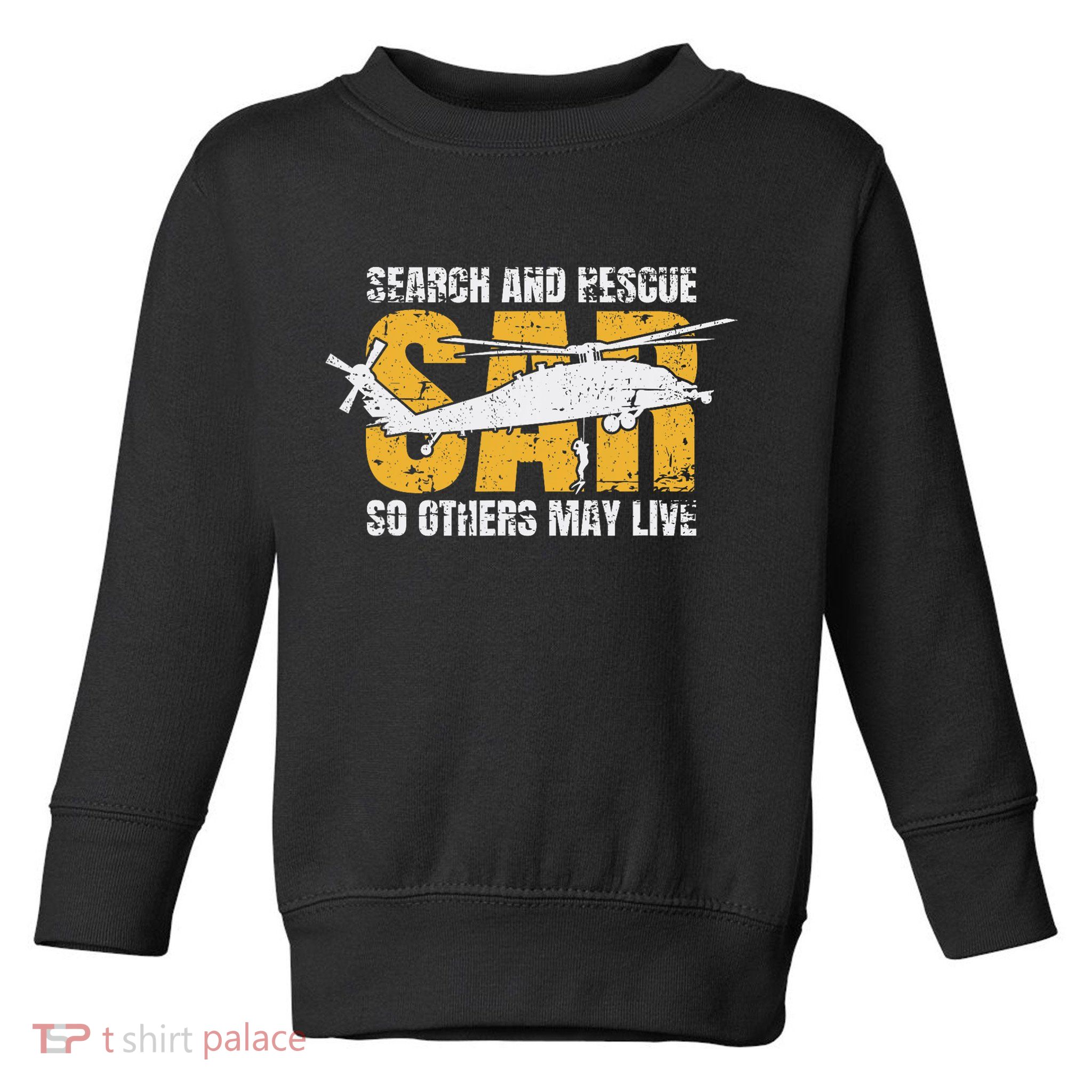 Search And Rescue Helicopter Sar Vintage Distressed Design Toddler Sweatshirt