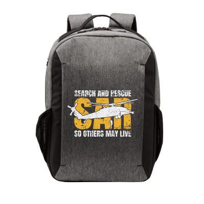 Search And Rescue Helicopter Sar Vintage Distressed Design Vector Backpack