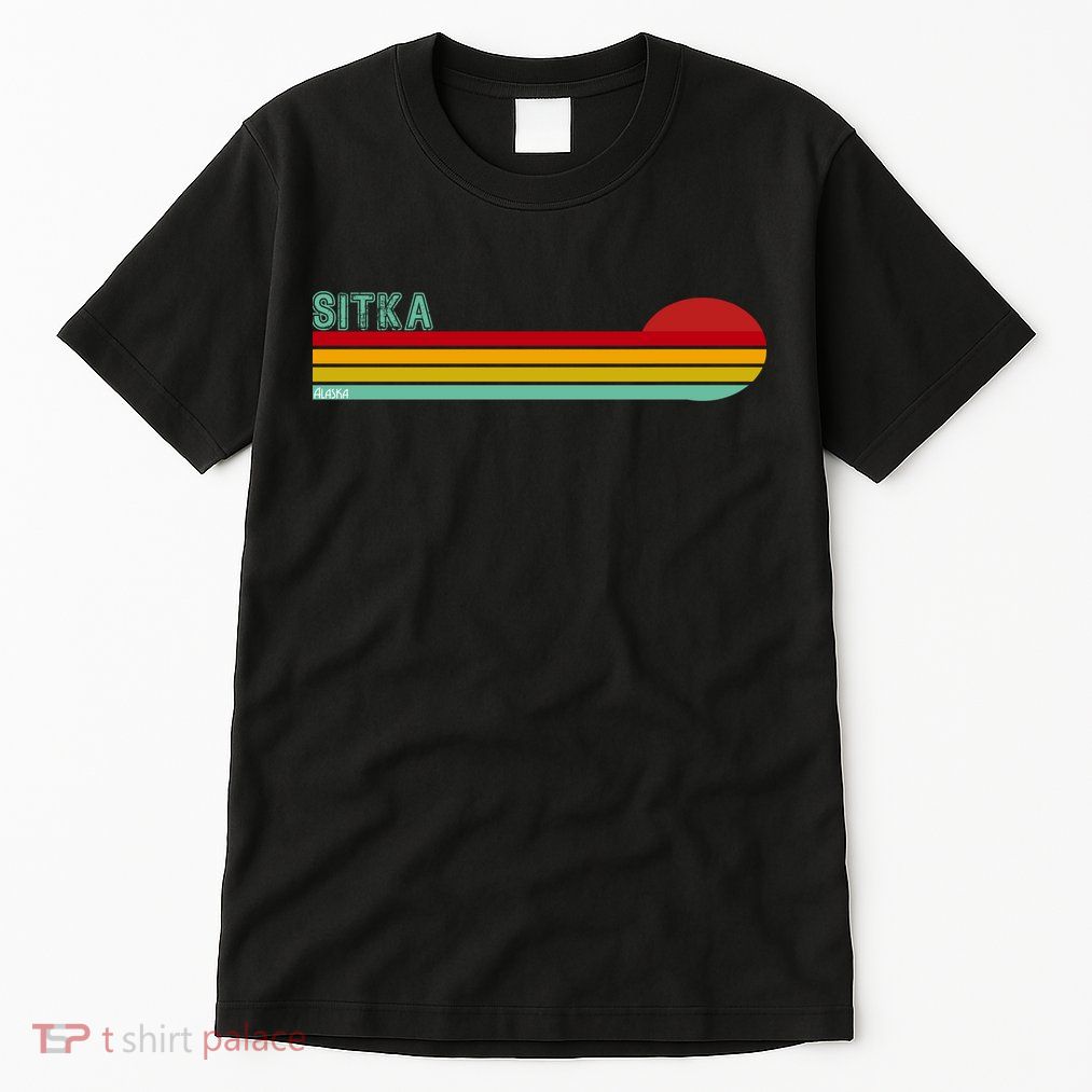 Sitka Alaska Retro Sunset Tall T-Shirt