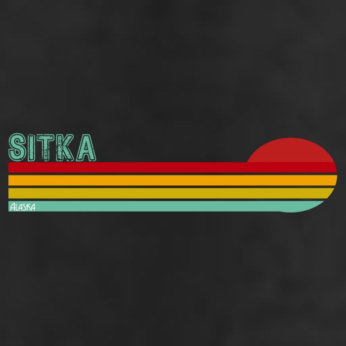 Sitka Alaska Retro Sunset Adult Drive Performance Visor