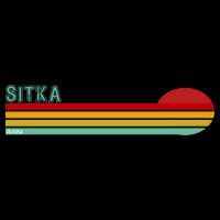 Sitka Alaska Retro Sunset Bag
