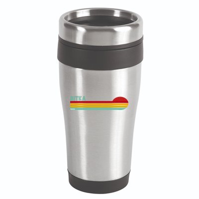 Sitka Alaska Retro Sunset 16oz Travel Tumbler
