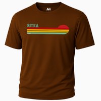Sitka Alaska Retro Sunset Cooling Performance Crew T-Shirt