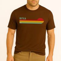 Sitka Alaska Retro Sunset Cooling Performance Crew T-Shirt