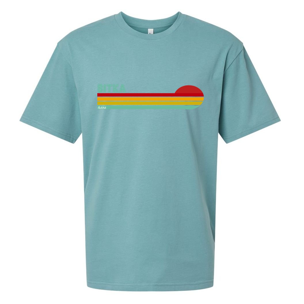 Sitka Alaska Retro Sunset Sueded Cloud Jersey T-Shirt