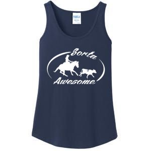 Sorta Awesome Ranch Sorting Western Horse Funny Cow Country Ladies Essential Tank