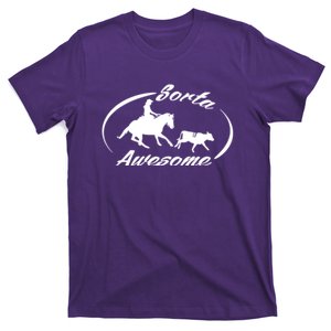 Sorta Awesome Ranch Sorting Western Horse Funny Cow Country T-Shirt