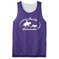 Sorta Awesome Ranch Sorting Western Horse Funny Cow Country Mesh Reversible Basketball Jersey Tank