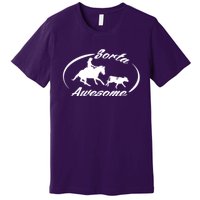 Sorta Awesome Ranch Sorting Western Horse Funny Cow Country Premium T-Shirt