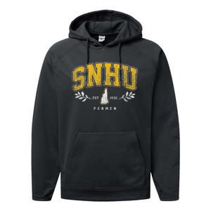 Snhu Arch Retro Athletic Sports Ee Performance Fleece Hoodie