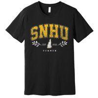 Snhu Arch Retro Athletic Sports Ee Premium T-Shirt