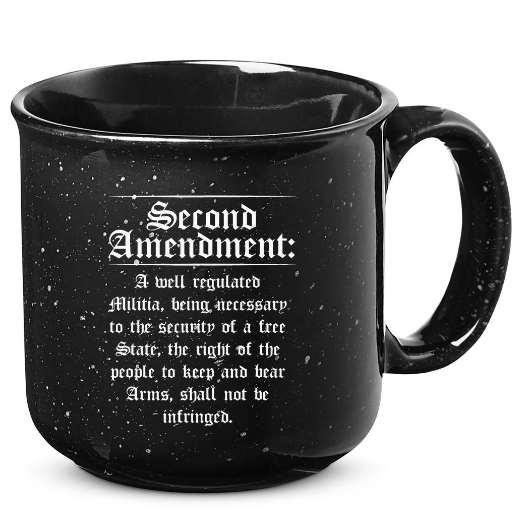 Second Amendment Rights Proud 2a Pro Gun Rights American 15oz Campfire Ceramic Mug