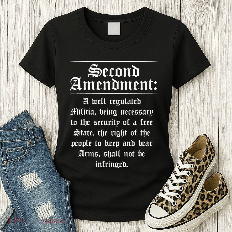 Second Amendment Rights Proud 2a Pro Gun Rights American Womens T-Shirt