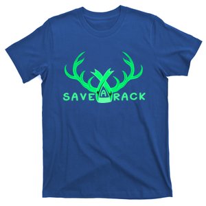 Save A Rack Cute Gift Pink Breast Cancer Awareness Antlers Gift T-Shirt