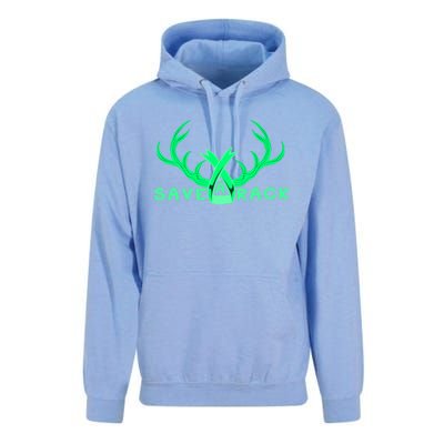 Save A Rack Cute Gift Pink Breast Cancer Awareness Antlers Gift Unisex Surf Hoodie