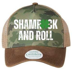 Shamrock And Roll St Patricks Day Legacy Tie Dye Trucker Hat