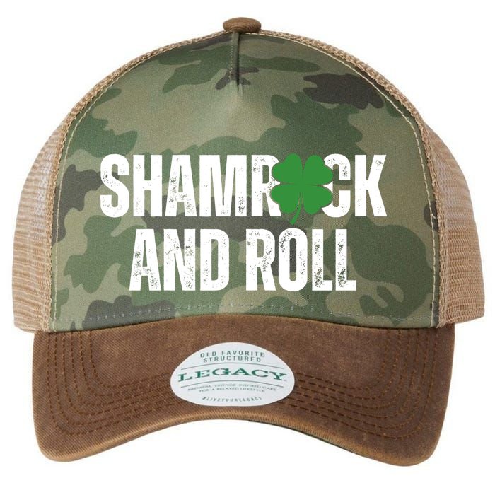 Shamrock And Roll St Patricks Day Legacy Tie Dye Trucker Hat