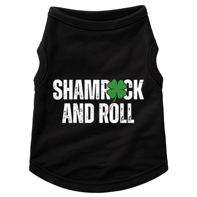 Shamrock And Roll St Patricks Day Doggie Tank