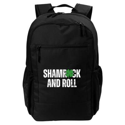 Shamrock And Roll St Patricks Day Backpack