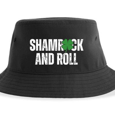 Shamrock And Roll St Patricks Day Sustainable Bucket Hat