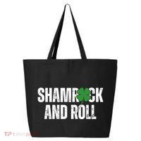 Shamrock And Roll St Patricks Day 25L Jumbo Tote