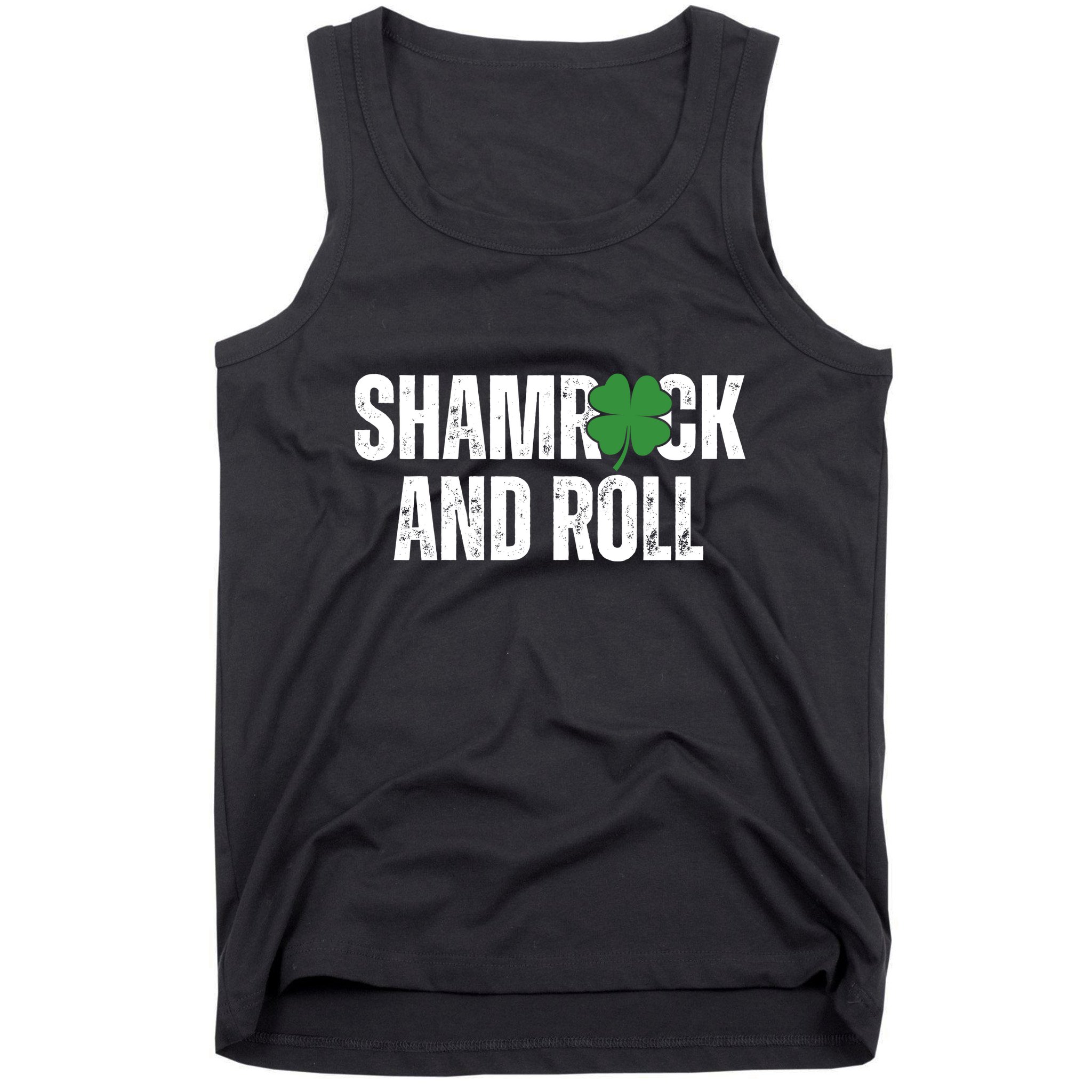 Shamrock And Roll St Patricks Day Tank Top