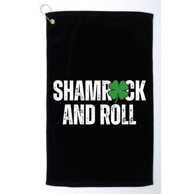 Shamrock And Roll St Patricks Day Golf Towel