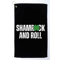 Shamrock And Roll St Patricks Day Golf Towel