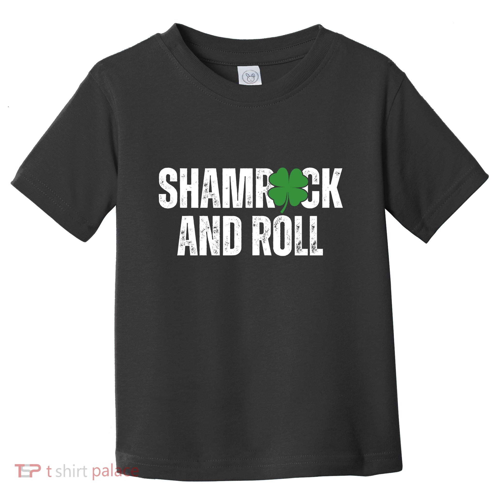 Shamrock And Roll St Patricks Day Toddler T-Shirt