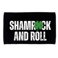 Shamrock And Roll St Patricks Day Microfiber Hand Towel