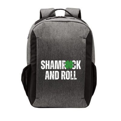Shamrock And Roll St Patricks Day Vector Backpack