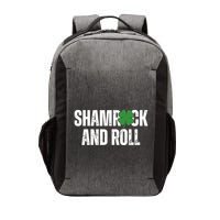 Shamrock And Roll St Patricks Day Vector Backpack
