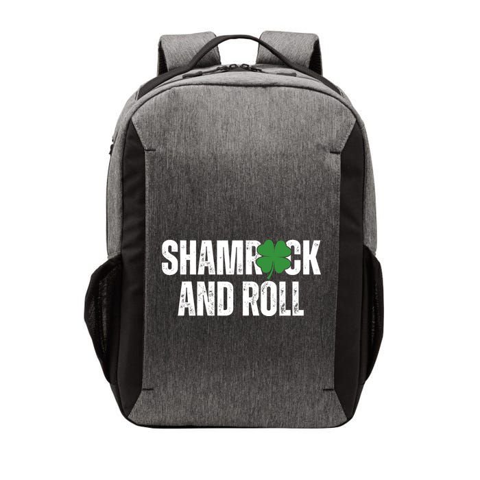 Shamrock And Roll St Patricks Day Vector Backpack