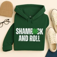 Shamrock And Roll St Patricks Day Hoodie