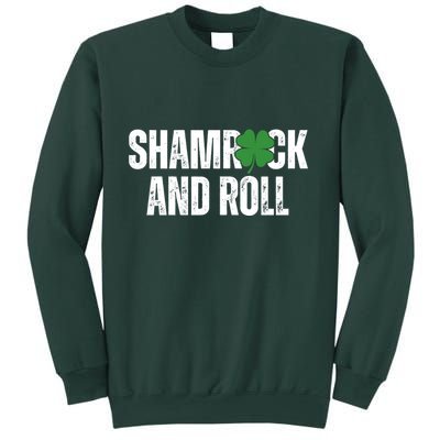 Shamrock And Roll St Patricks Day Sweatshirt