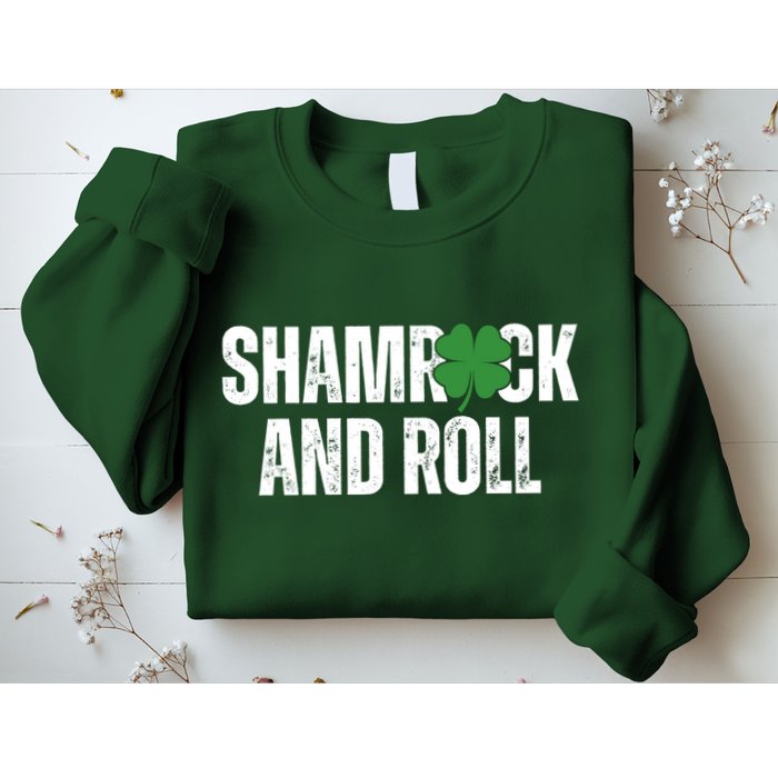 Shamrock And Roll St Patricks Day Sweatshirt