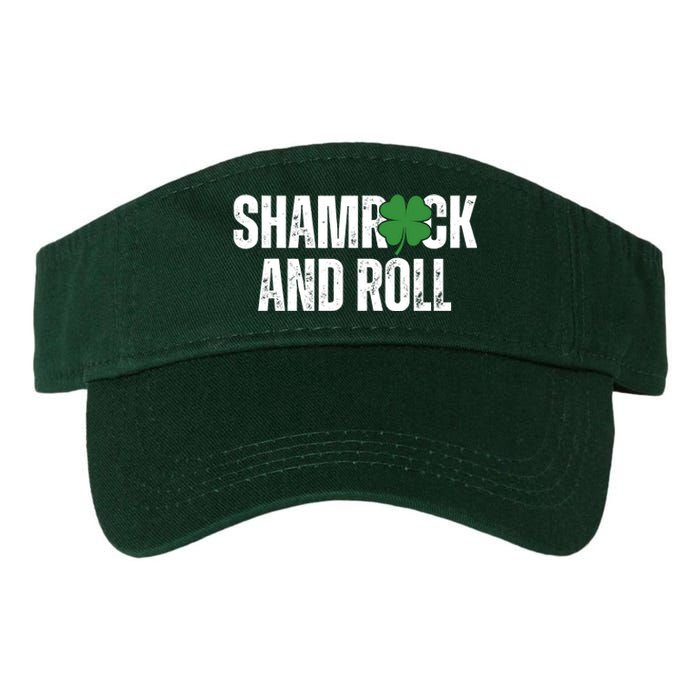 Shamrock And Roll St Patricks Day Valucap Bio-Washed Visor