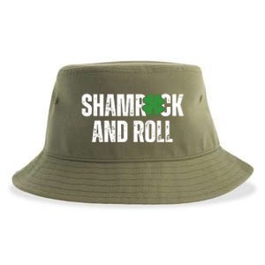 Shamrock And Roll St Patricks Day Sustainable Bucket Hat