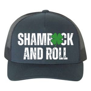 Shamrock And Roll St Patricks Day Yupoong Adult 5-Panel Trucker Hat