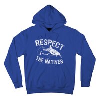 Shark Appreciation Respect The Natives Ocean Awareness Gift Hoodie