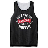 Save A Racecar Ride A Driver Car Race Driver Funny Racing Mesh Reversible Basketball Jersey Tank