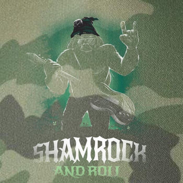 Shamrock And Roll Irish Rock Music Monster Legacy Tie Dye Trucker Hat