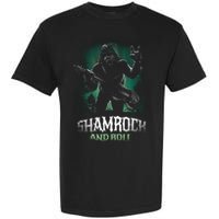 Shamrock And Roll Irish Rock Music Monster Garment-Dyed Heavyweight T-Shirt