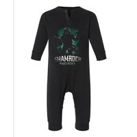 Shamrock And Roll Irish Rock Music Monster Infant Fleece One Piece