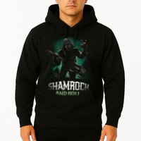 Shamrock And Roll Irish Rock Music Monster Hoodie