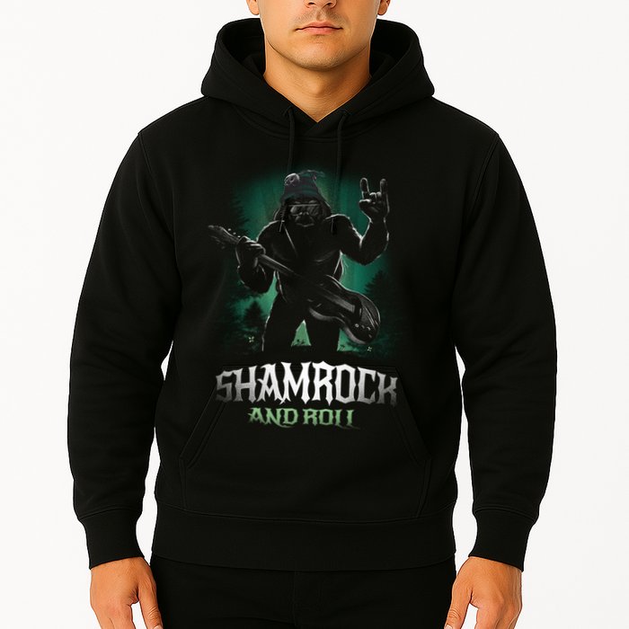 Shamrock And Roll Irish Rock Music Monster Hoodie
